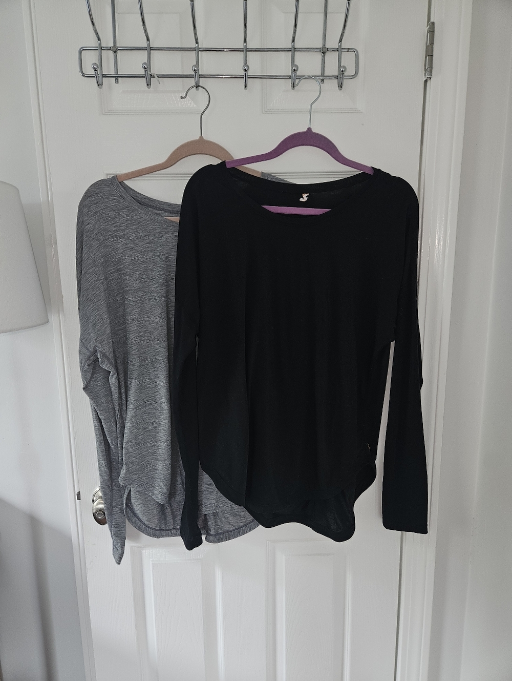 SET OF TWO. Lucy Long Sleeve Tops Polyester Tencil Blend.